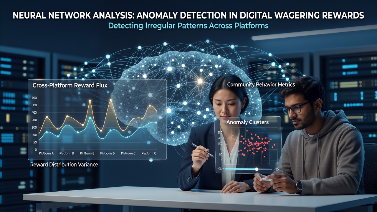 Neural network visualization analyzing reward distribution patterns across digital wagering platforms