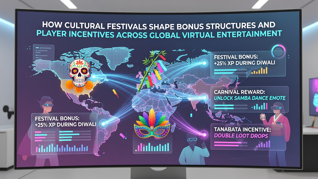Player incentives and bonus mechanics during international cultural events on virtual platforms