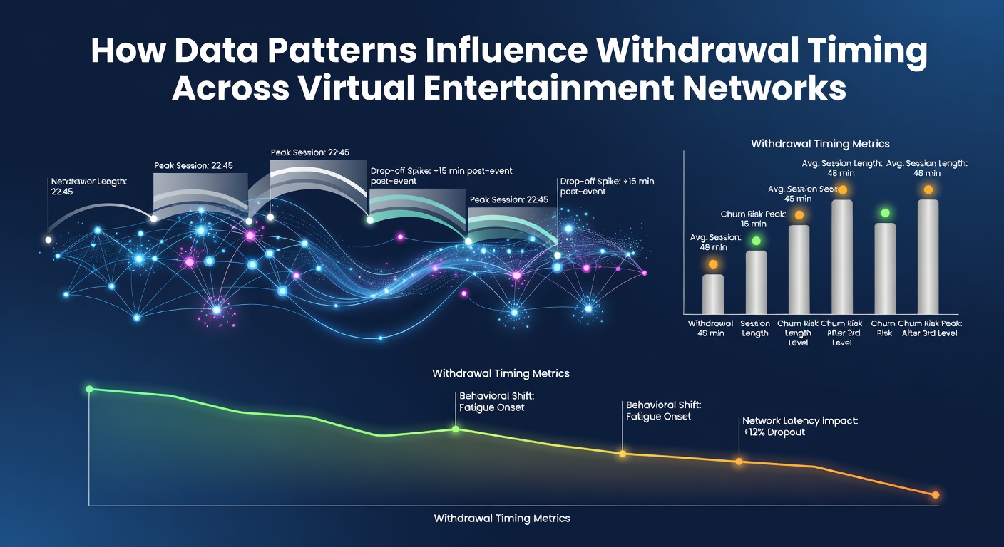 Network flowchart illustrating data-driven withdrawal timing processes