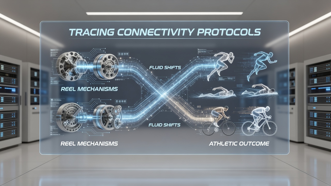 Network diagram illustrating protocol flow between mobile reel mechanisms and sports prediction modules